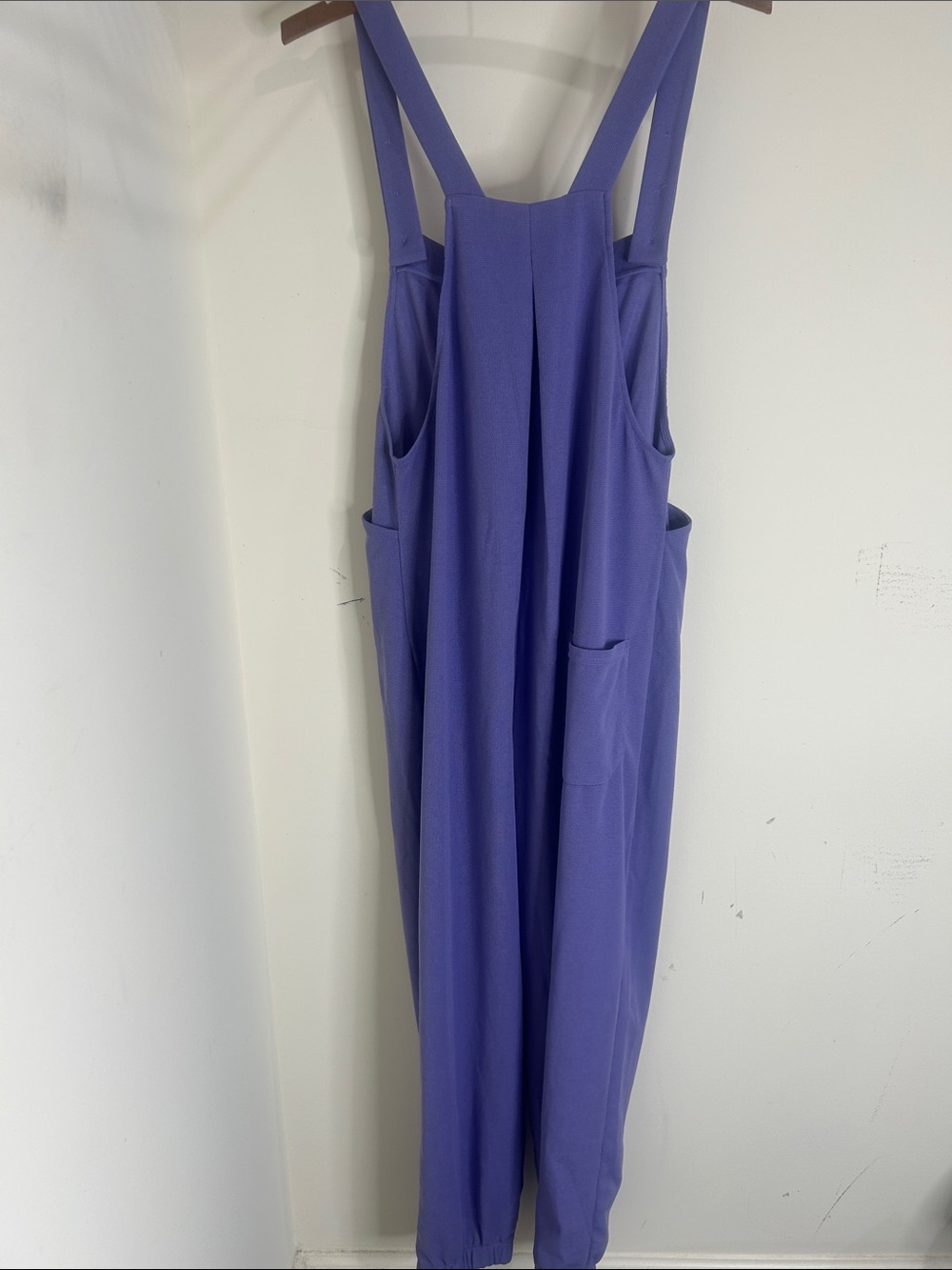 HALARA Pockets Waffle Casual Jogger Overalls Mellow Purple Size Small - Picture 6 of 16
